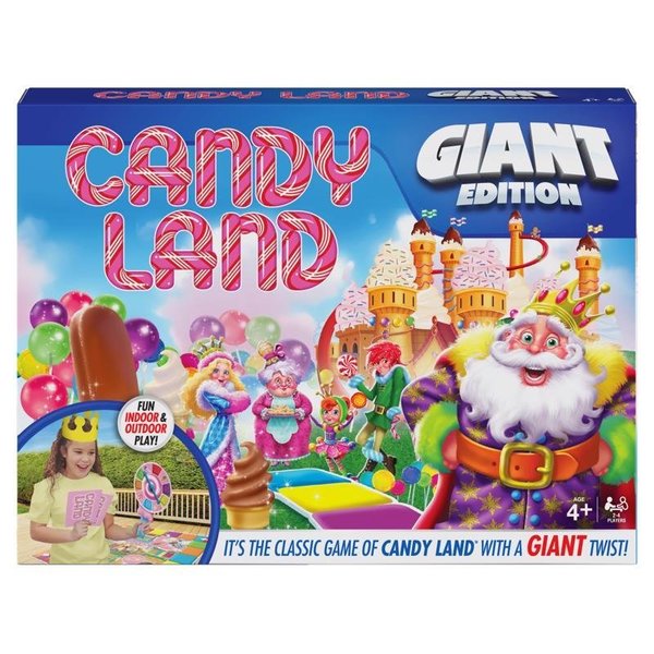 Giant Candy Land Classic Retro Party Boa Spin Master Candy Land Giant Edition Board Game Multicolored 6063157